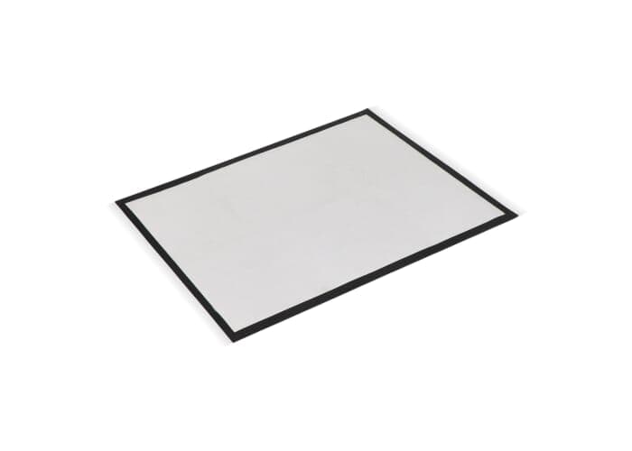 Deurmat sublimatie 50 x 75 cm Zwart