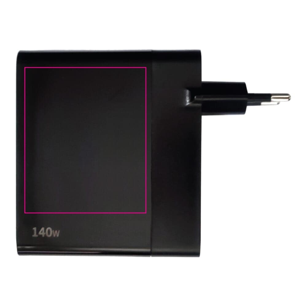 CH-1003 140W GaN Power Delivery Wall Charger Zwart