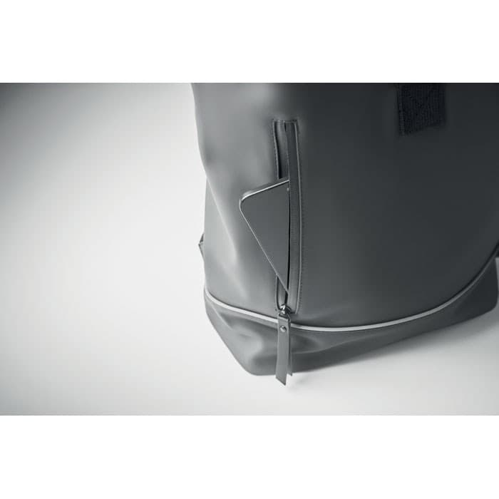 Laptop 15" rolltop PU rugzak