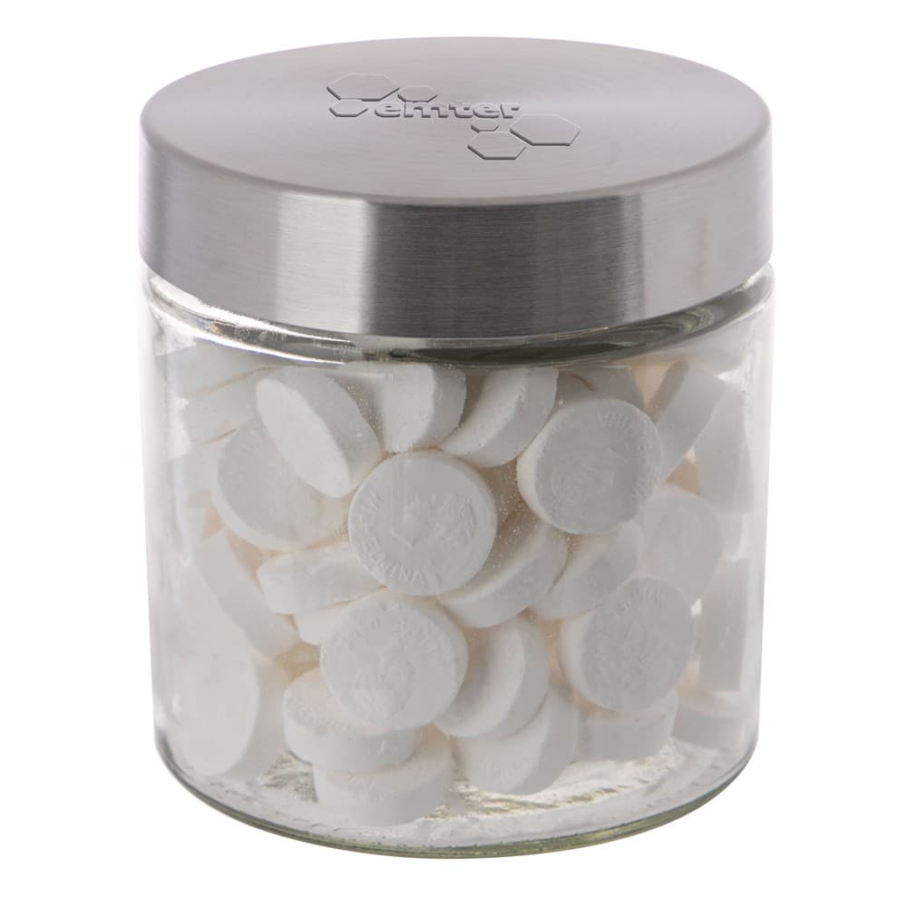 Glazen pot embossing