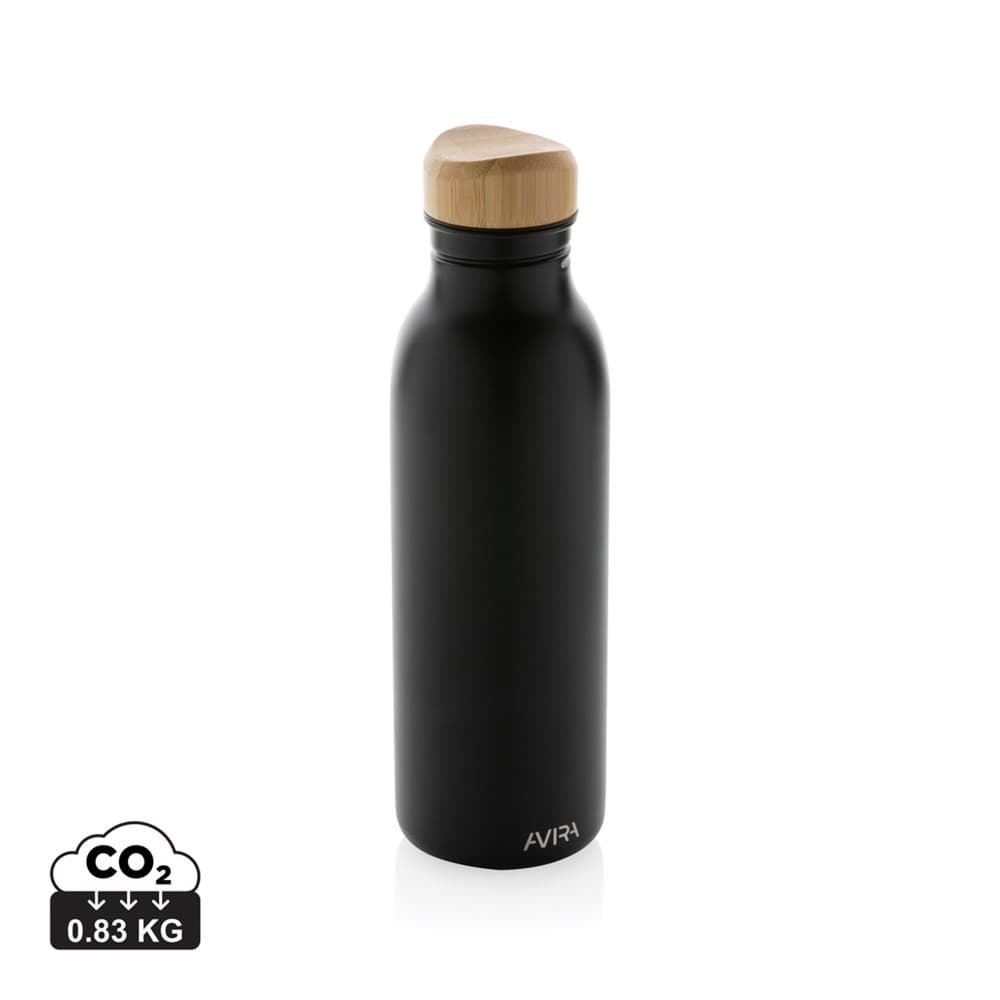 Avira Alcor RCS gerecycled RVS enkelwandige waterfles 600ML Avira Alcor RCS gerecycled RVS enkelwandige waterfles 600ML