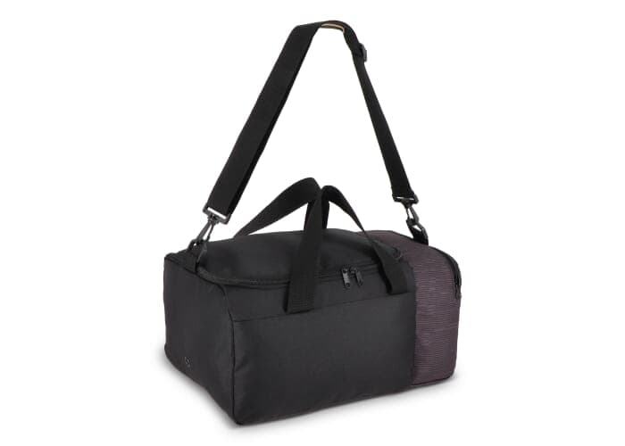 R-PET 600D opvouwbare tas voor onder de stoel 20L Zwart