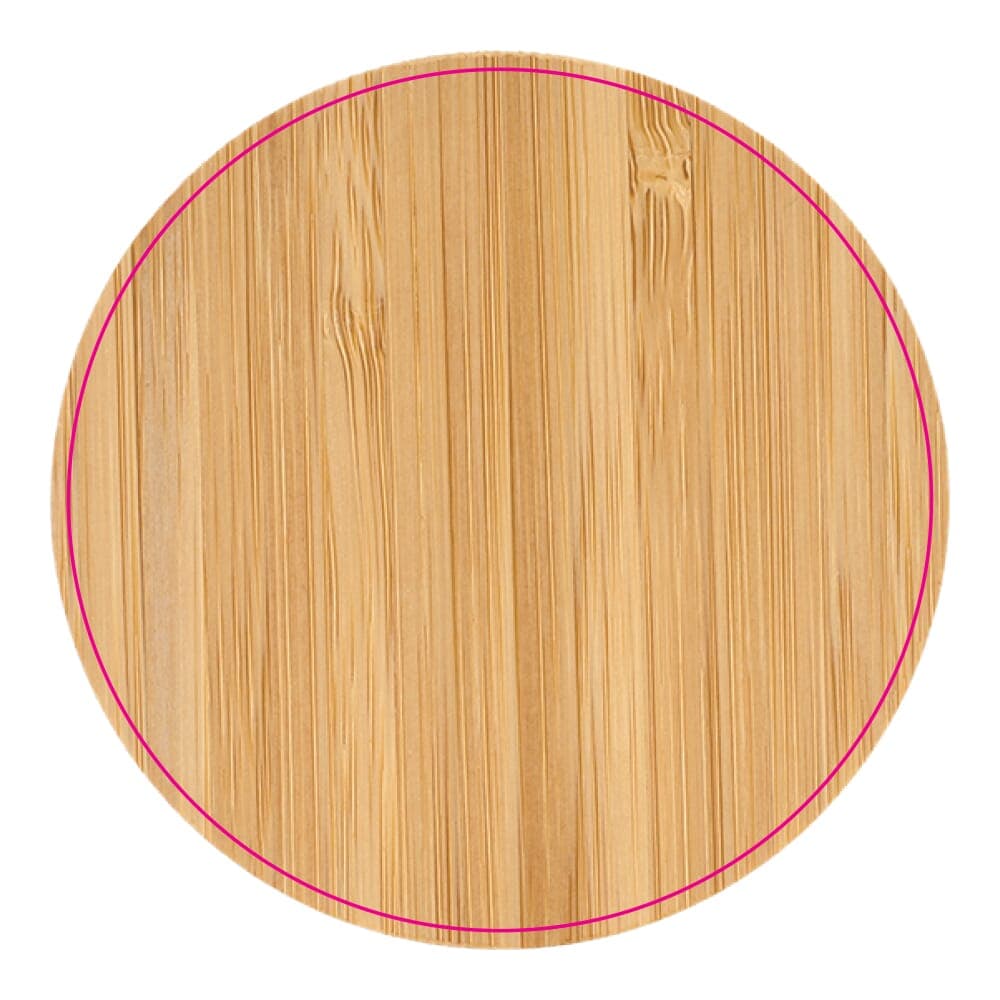 Draadloze oplader bamboe 15W Natuur