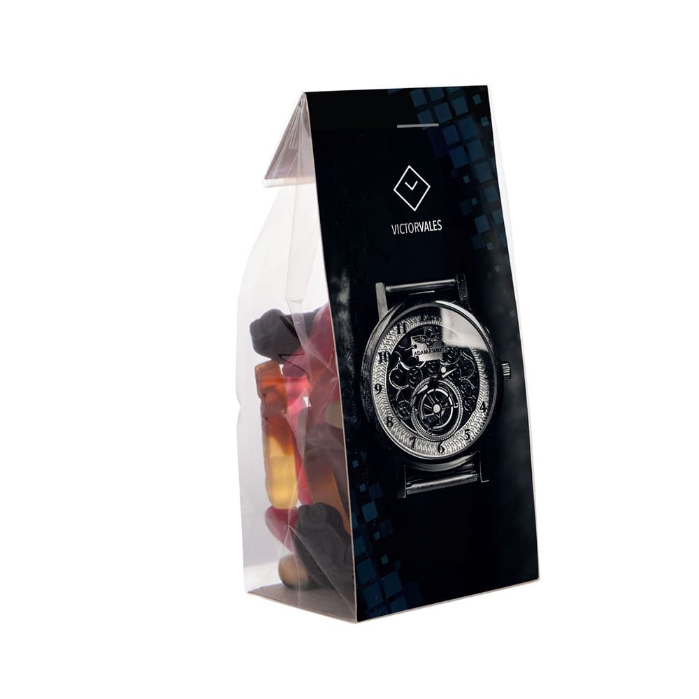 Blokzakje kaart 100 gram snoep