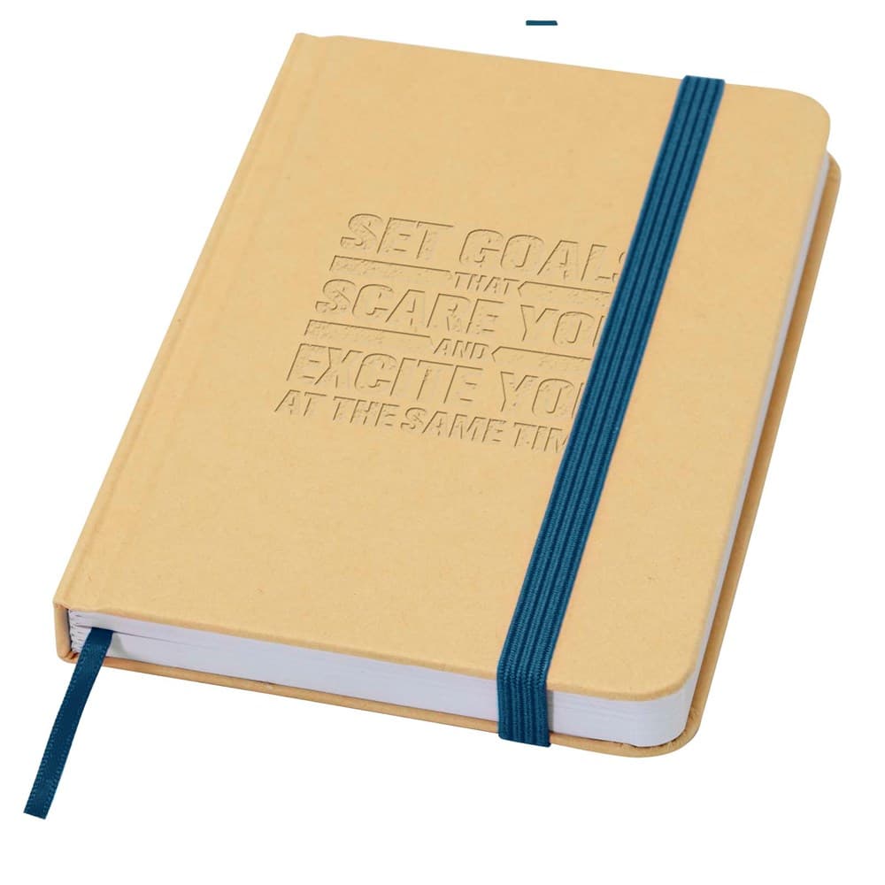 Reed A6 gerecycled notitieboek met harde kaft en effen pagina's