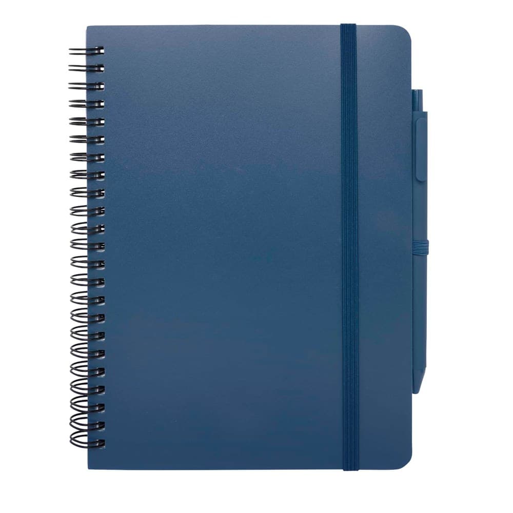 Thalaasa A5 ocean-bound hardcover notitieboek met balpen (zwarte inkt)