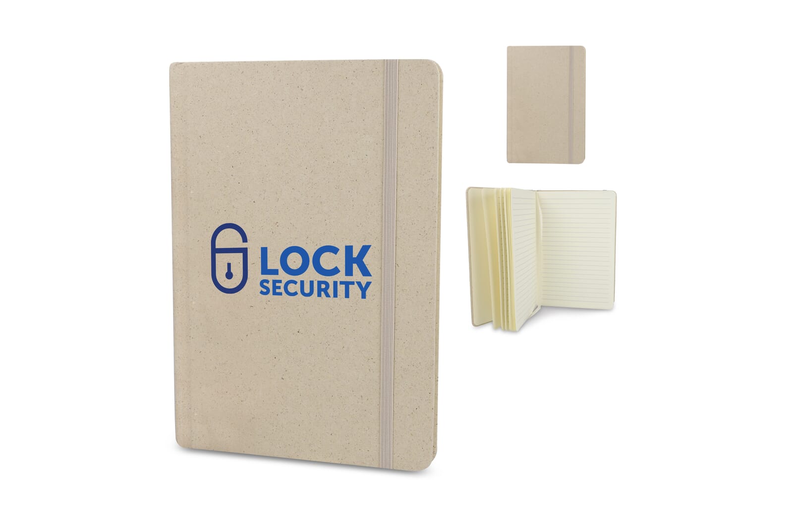 Notitieboek grasfragment papier A5 Ecru