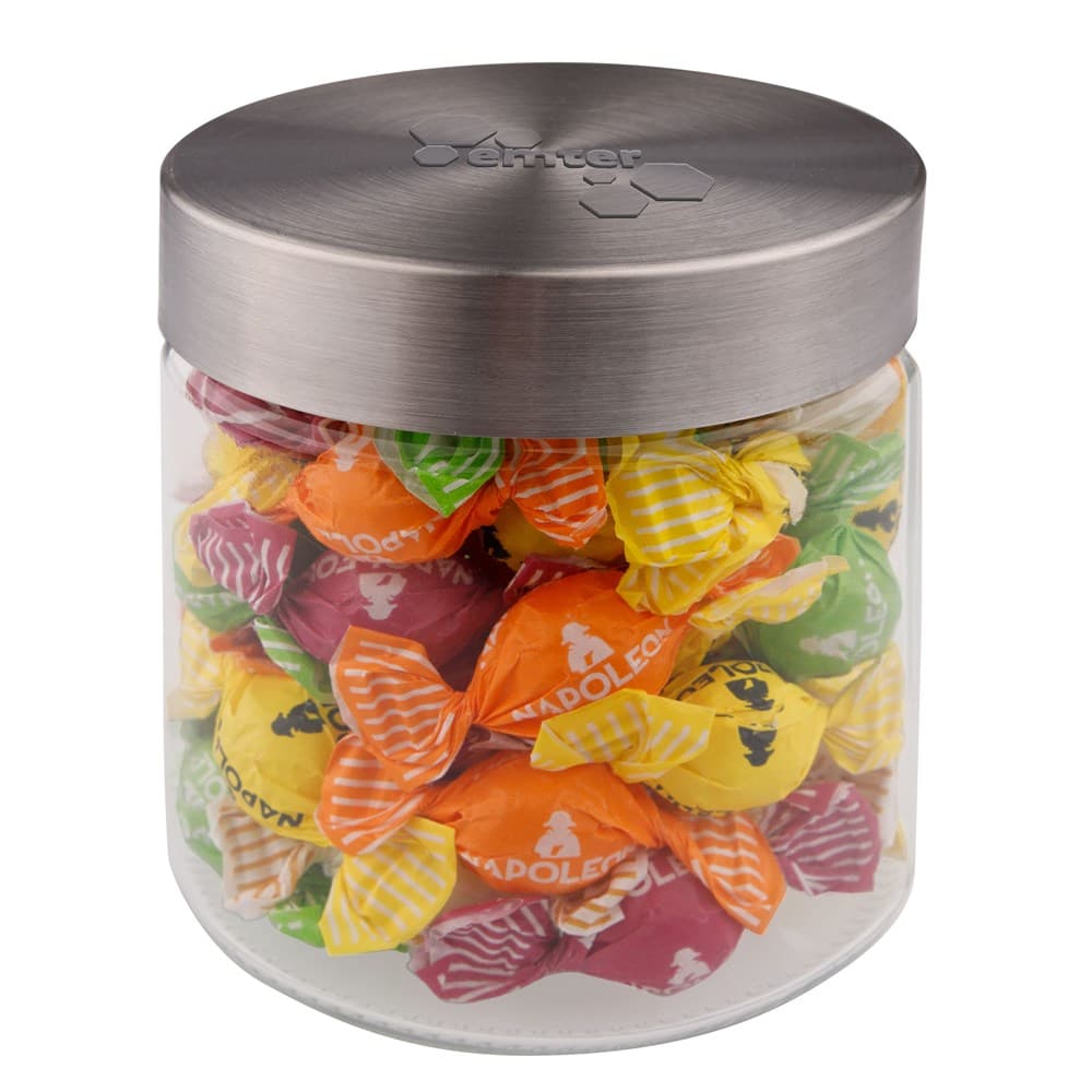 Glazen pot embossing