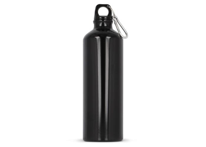 Waterfles aluminium met karabijnhaak 750ml Waterfles aluminium met karabijnhaak 750ml
