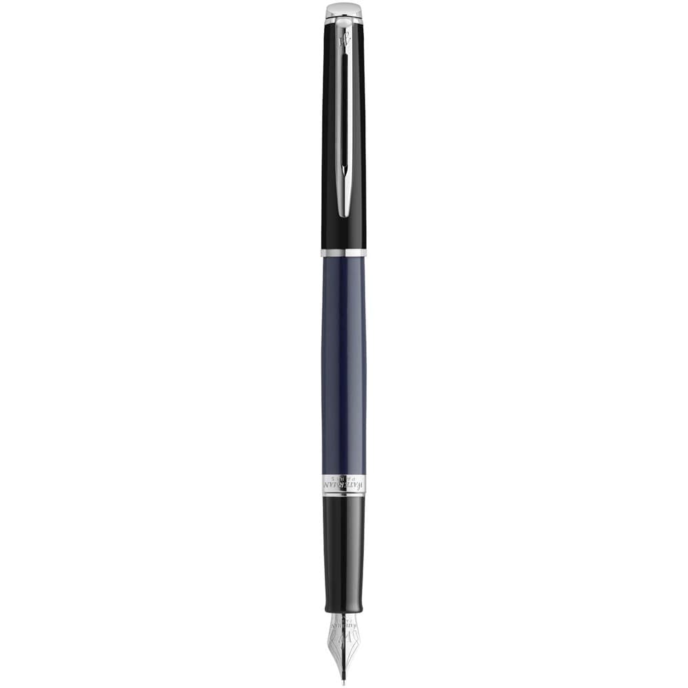 Waterman Hemisphere vulpen met kleurblokken en palladium afwerking (blauwe inkt)