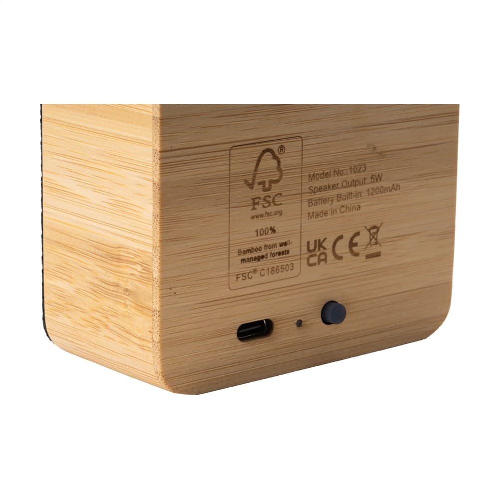 Sonido 5W Bamboo Wireless Speaker draadloze speaker