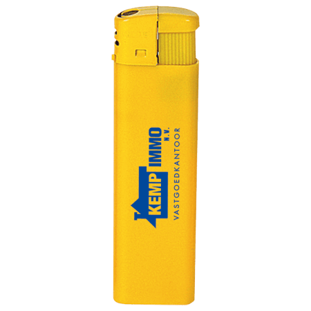 bedrukte gele elektronische aansteker