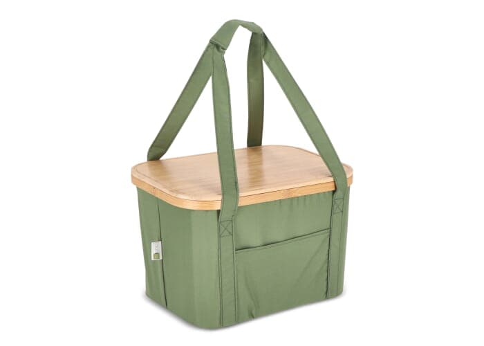 InSideOut Opvouwbare (koel) mand Sogne 38 x 26 x 25cm rPET Olijfgroen