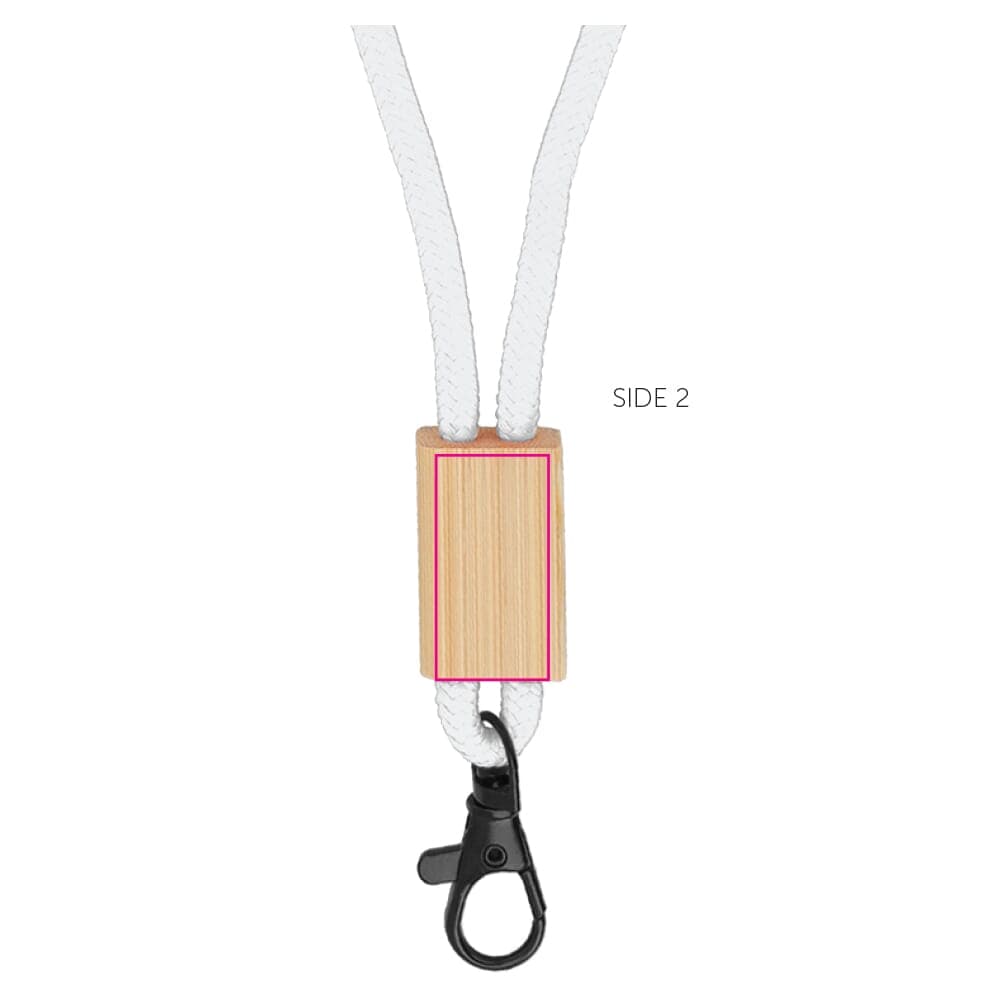 R-PET paracord lanyard Oranje