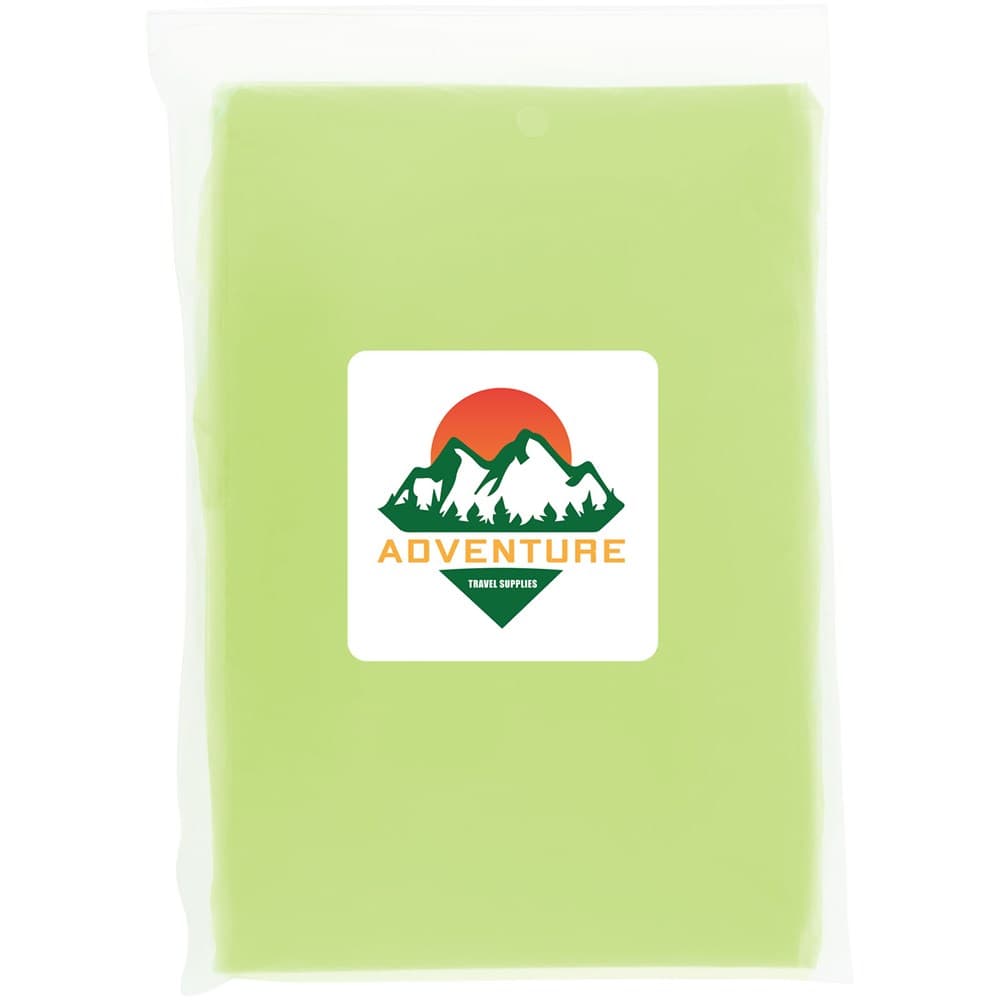 Mayan gerecyclede wegwerp regenponcho met opbergtasje Mayan gerecyclede wegwerp regenponcho met opbergtasje