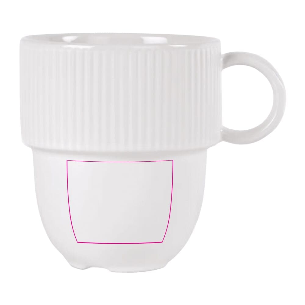 Sagaform Inka mok met oor 270ml Wit