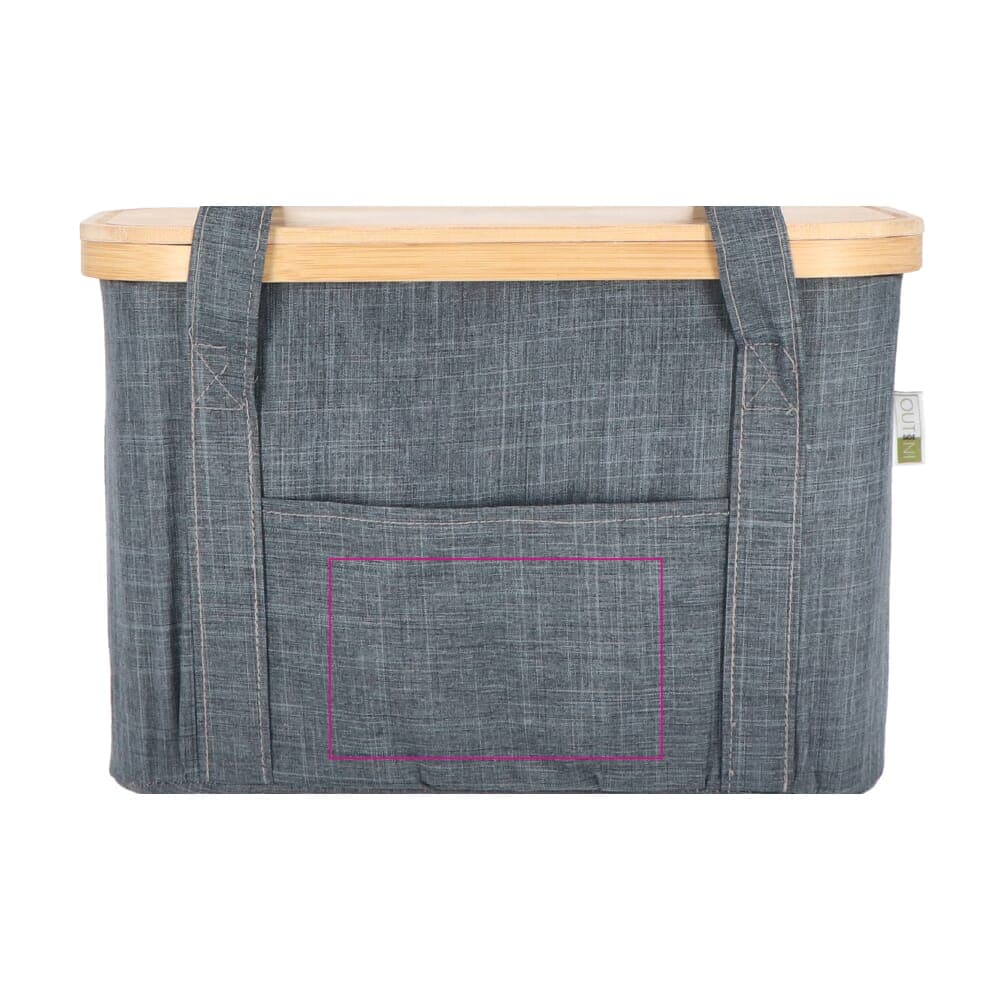 InSideOut Opvouwbare (koel) mand Sogne 38 x 26 x 25cm rPET Olijfgroen