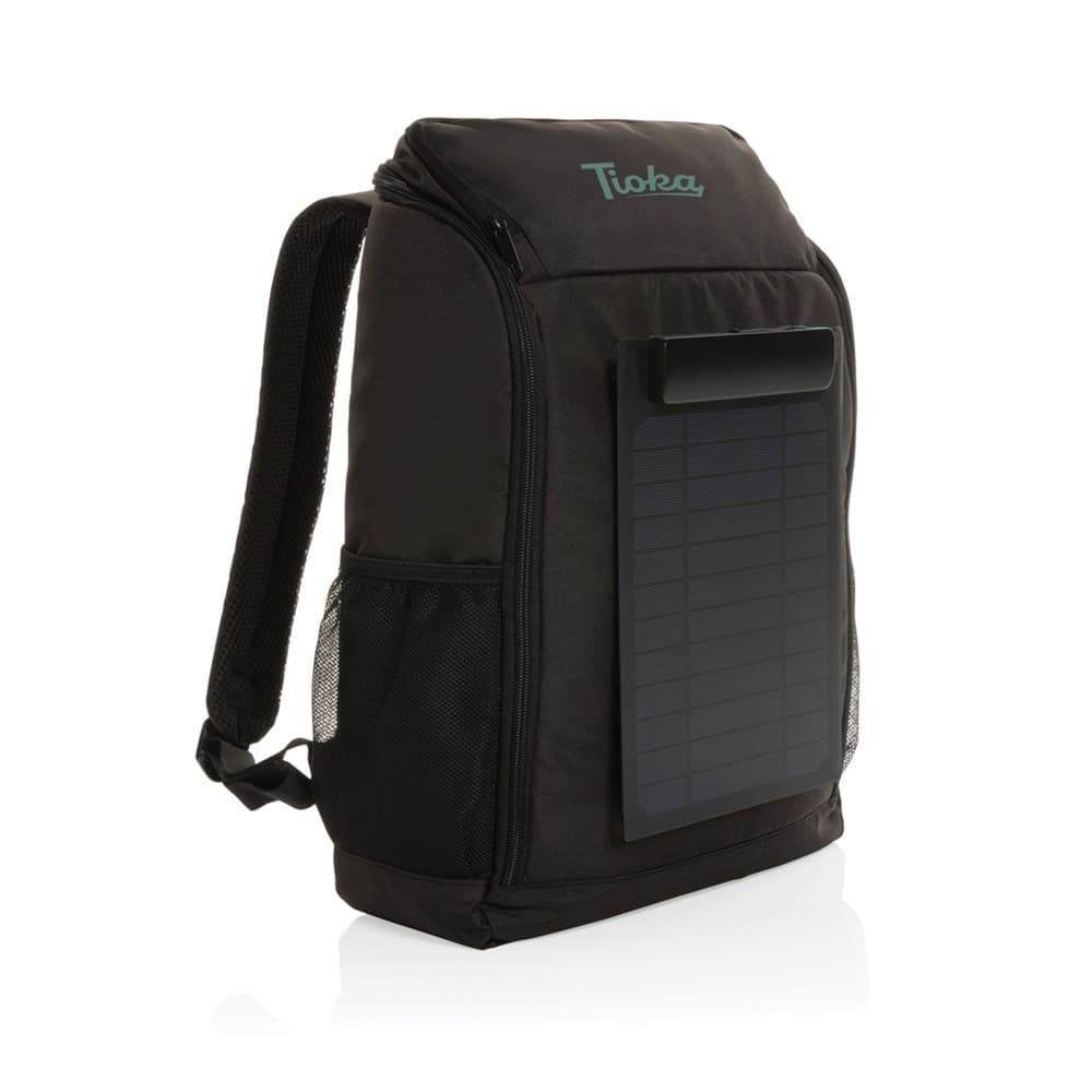 Pedro AWARE™ RPET deluxe rugzak met 5W solar panel