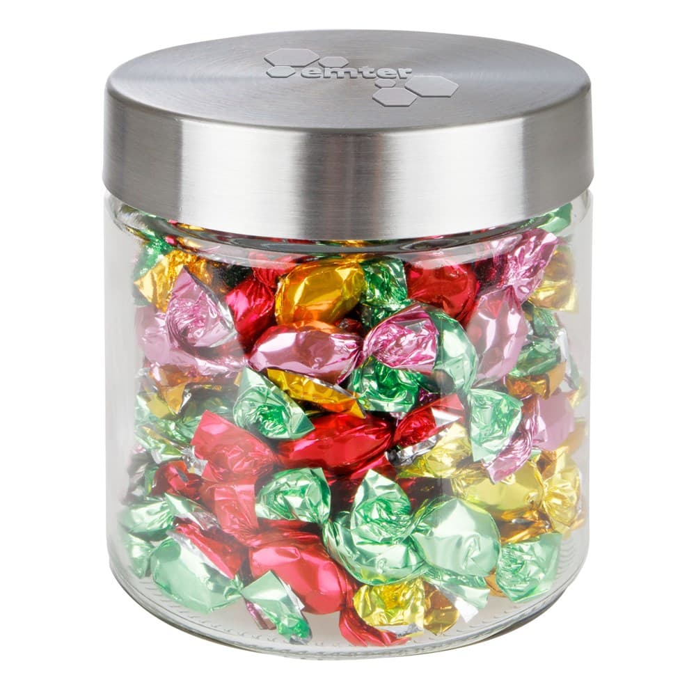 Glazen pot embossing