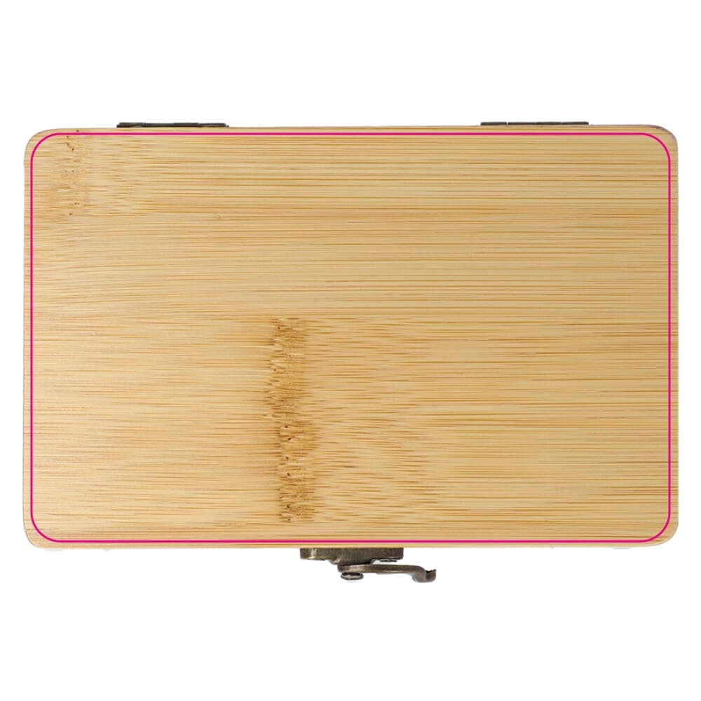 13-delige gereedschapsset in bamboe doos Natuur