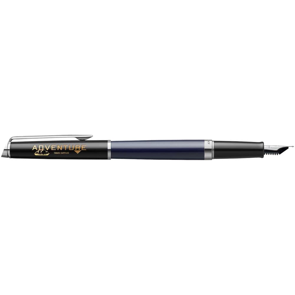 Waterman Hemisphere vulpen met kleurblokken en palladium afwerking (blauwe inkt)