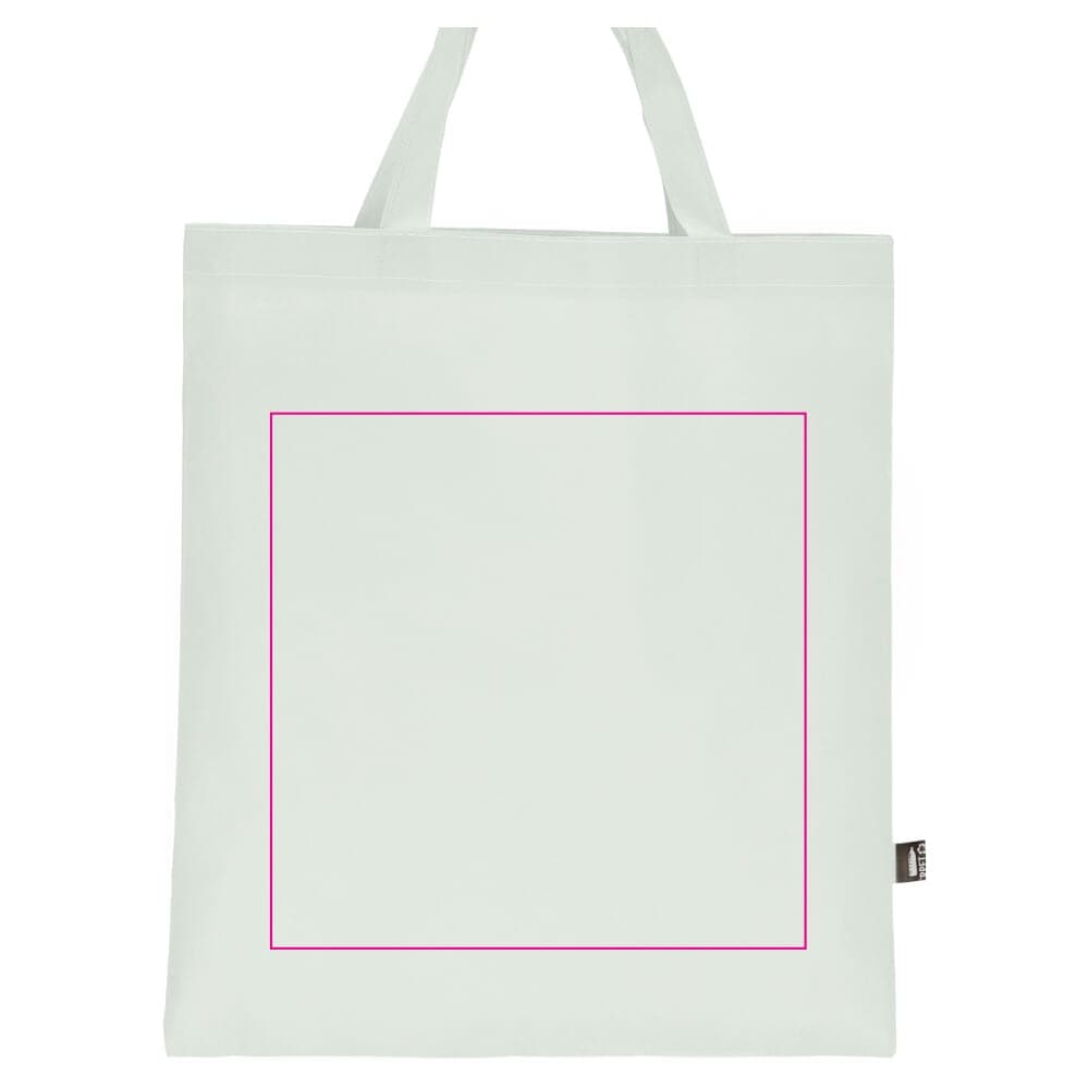 R-PET Draagtas non-woven korte handvatten 38 x 42cm 75g/m² Donkerblauw