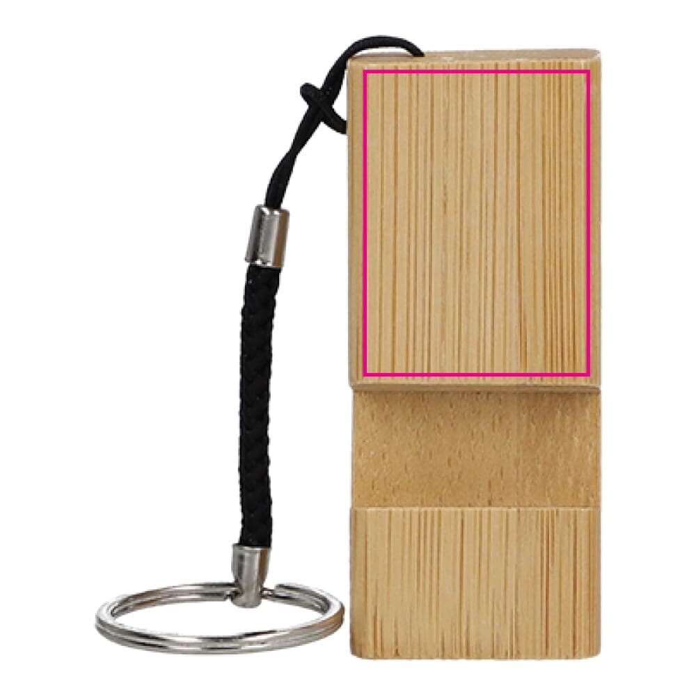 Bamboe telefoonhouder sleutelhanger Natuur