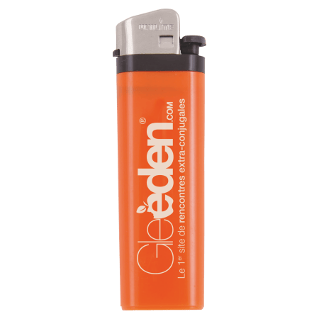 oranje aansteker M3L bedrukken