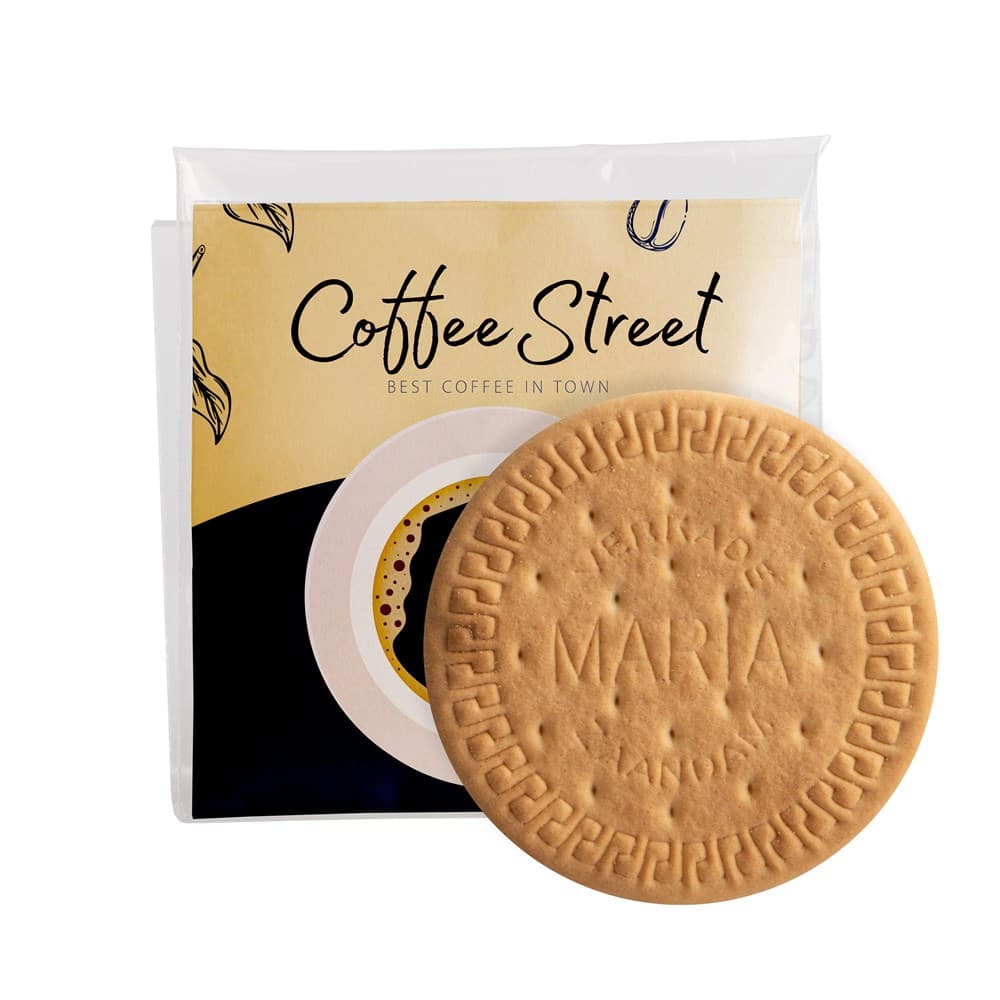 Transparant gevuld zakje snoep