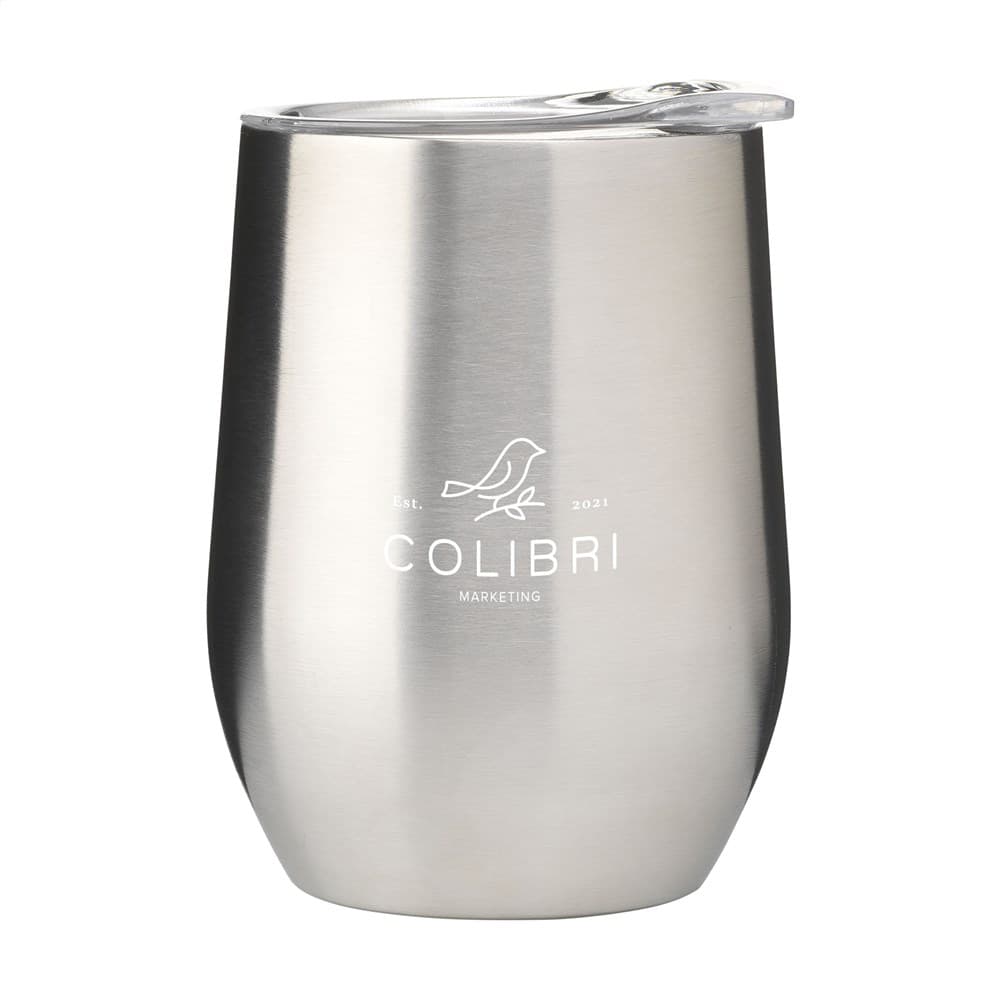 Huevo RCS Recycled Steel Cup 350 ml thermosbeker Huevo RCS Recycled Steel Cup 350 ml thermosbeker