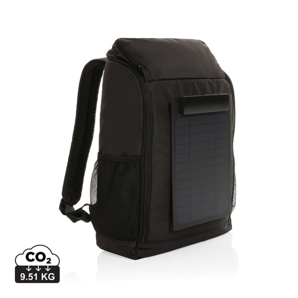 Pedro AWARE™ RPET deluxe rugzak met 5W solar panel
