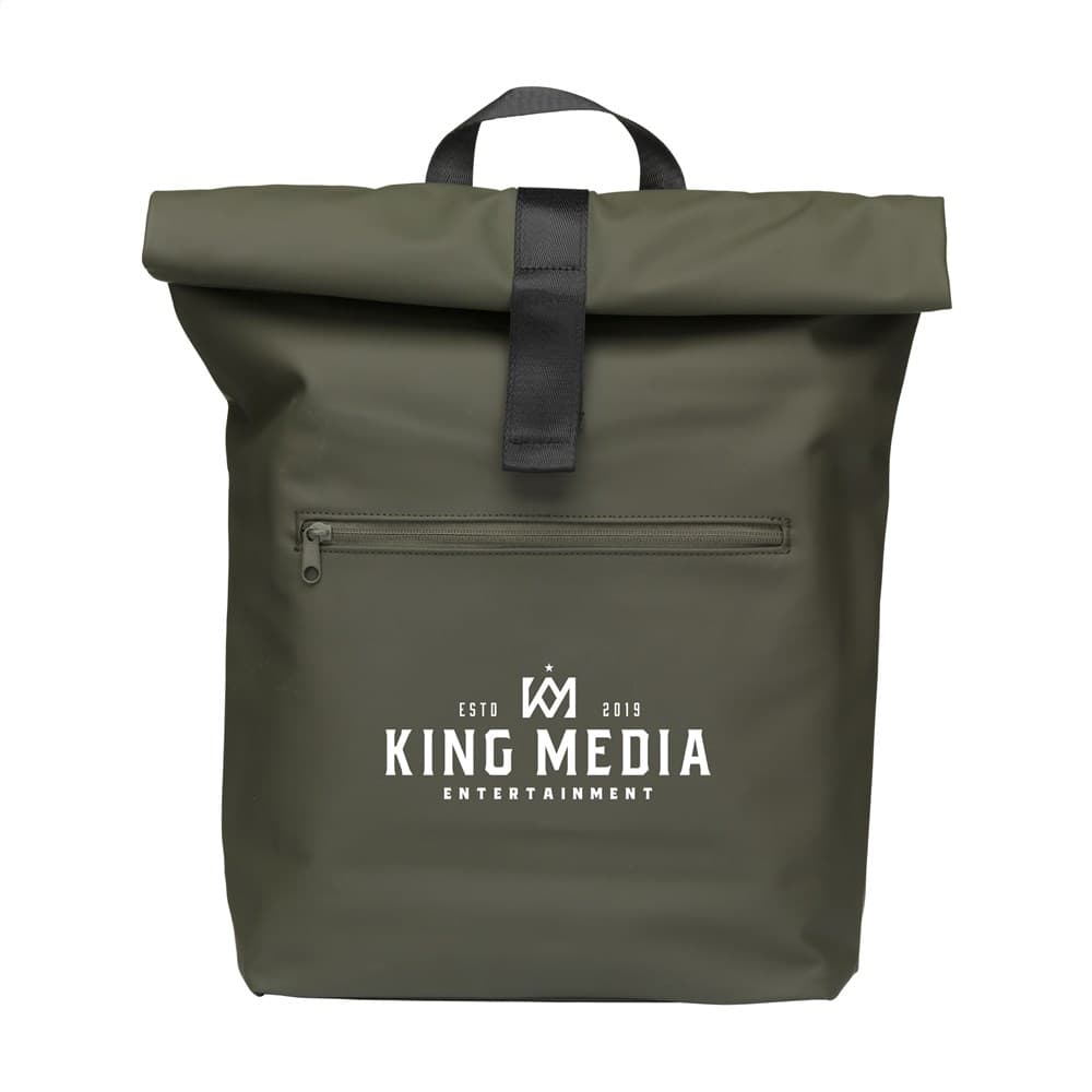 Lennon Roll-Top Recycled PU Backpack rugzak