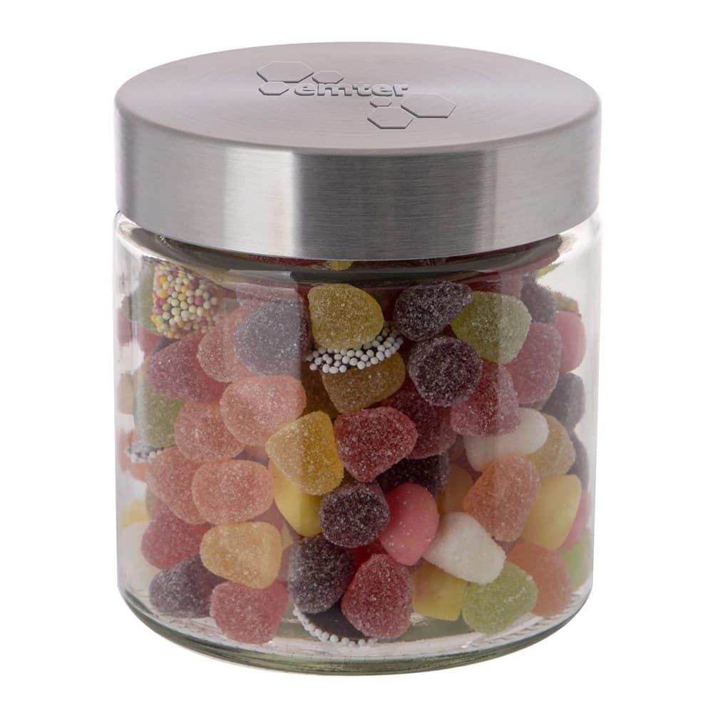 Glazen pot embossing