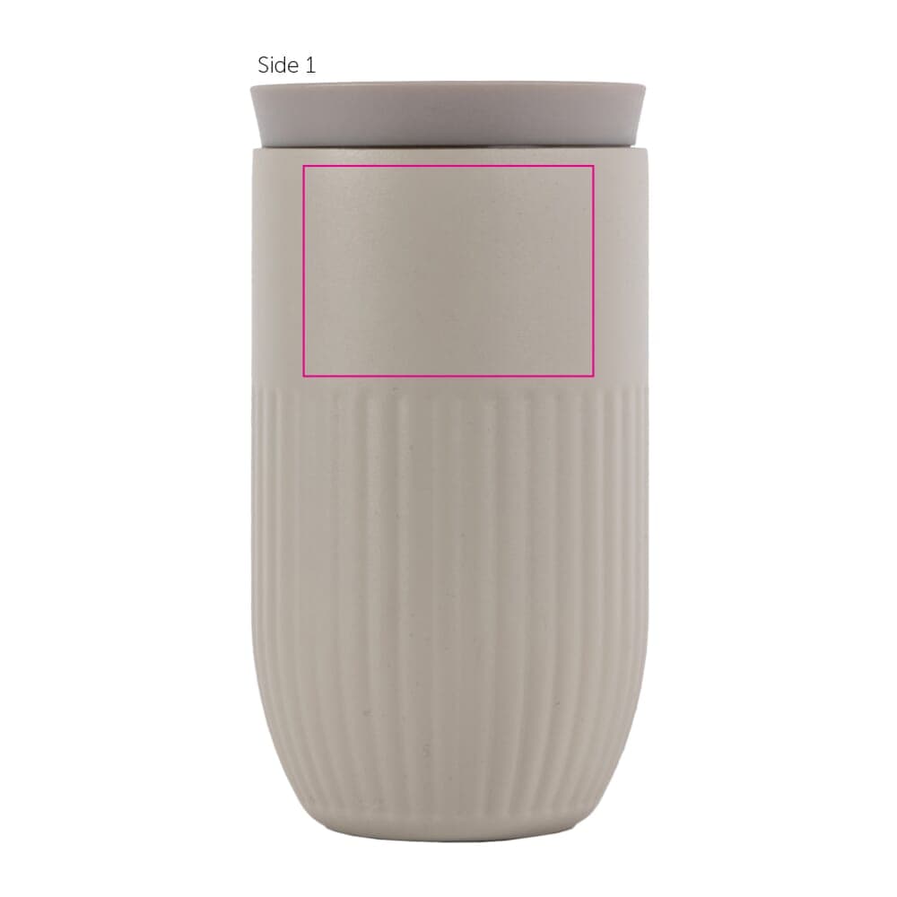 Sagaform Tova isolatie mok, 320 ml lekvrij en vaatwasserbestendig Beige