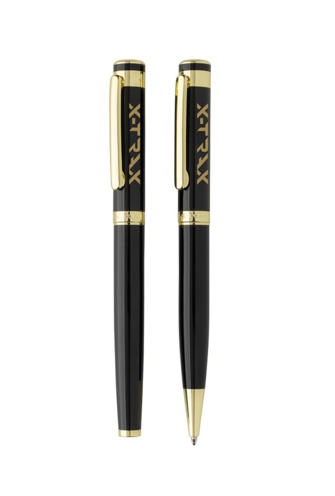 Swiss Peak Luca RCS recycled brass deluxe pen set