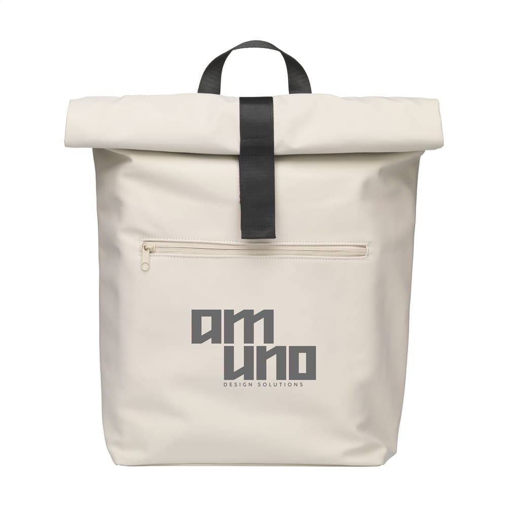 Lennon Roll-Top Recycled PU Backpack rugzak