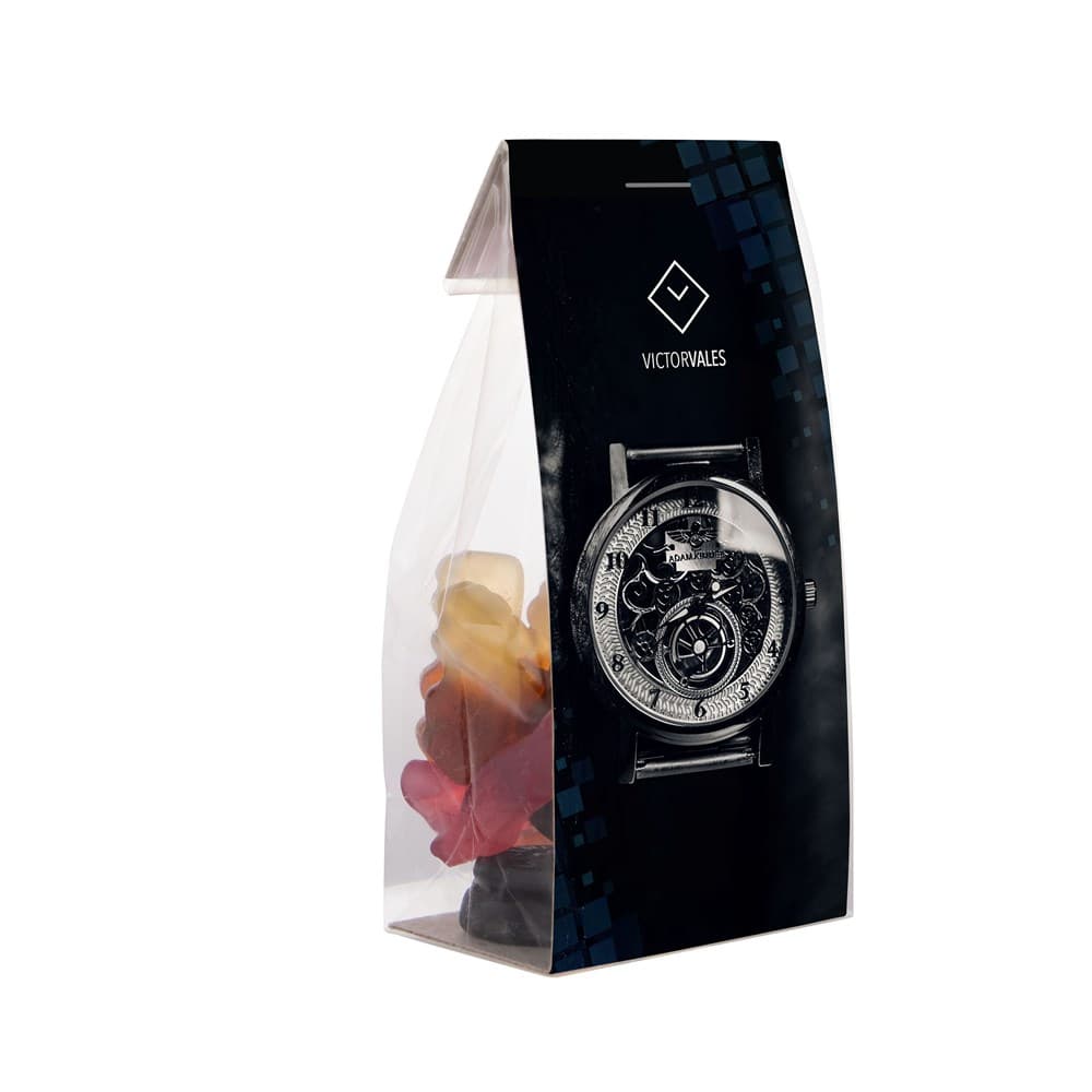 Blokzakje kaart 150 gram snoep