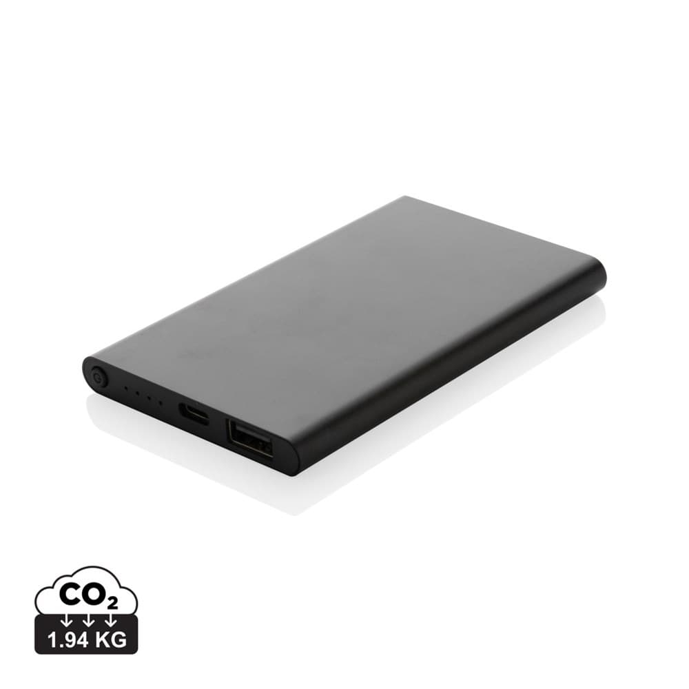 RCS gerecycled plastic/alu 4000 mah powerbank met type C