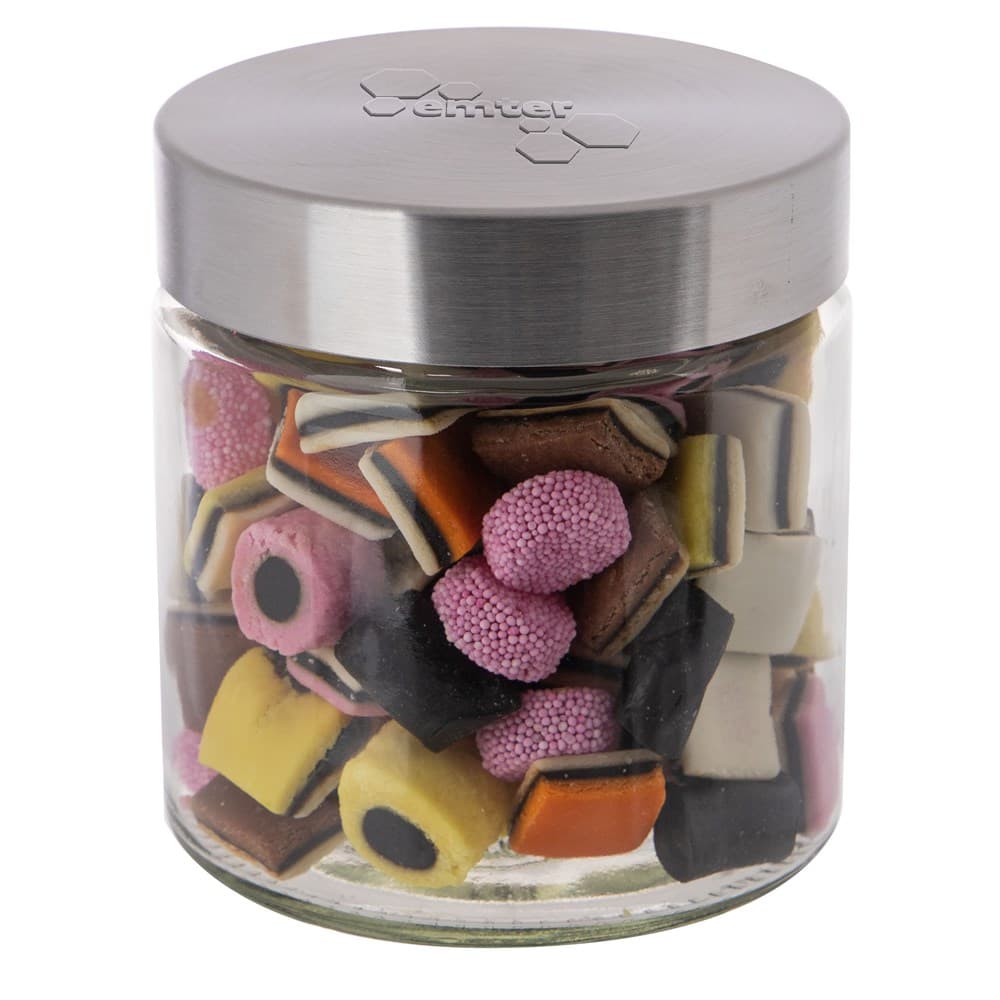 Glazen pot embossing