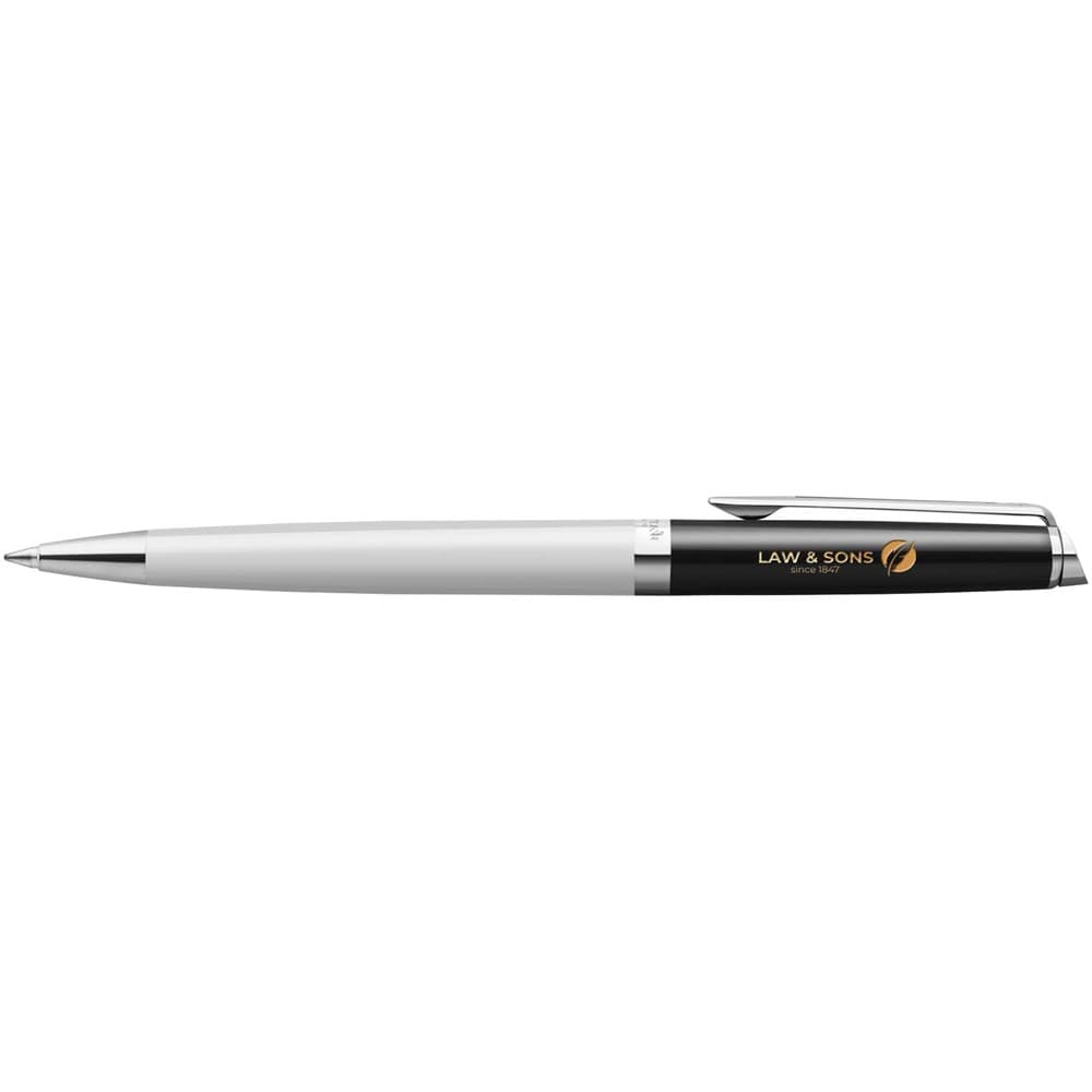 Waterman Hemisphere balpen met kleurblokken en palladium afwerking (blauwe inkt)