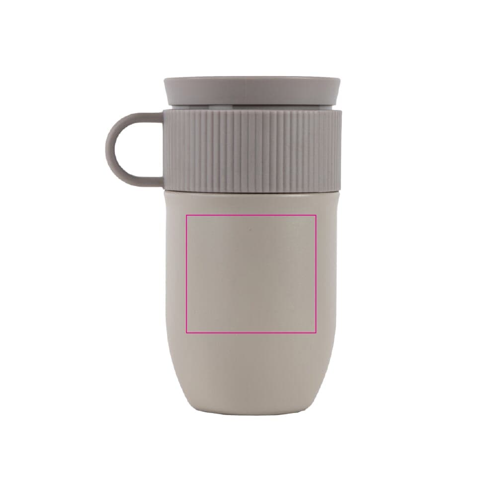 Sagaform Ted isolatie mok, 280ml lekvrij en vaatwasserbestendig Donker Rood