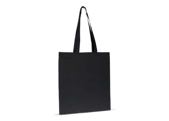 Schoudertas biologisch katoen kleur lang 140g/m² 38x42 cm