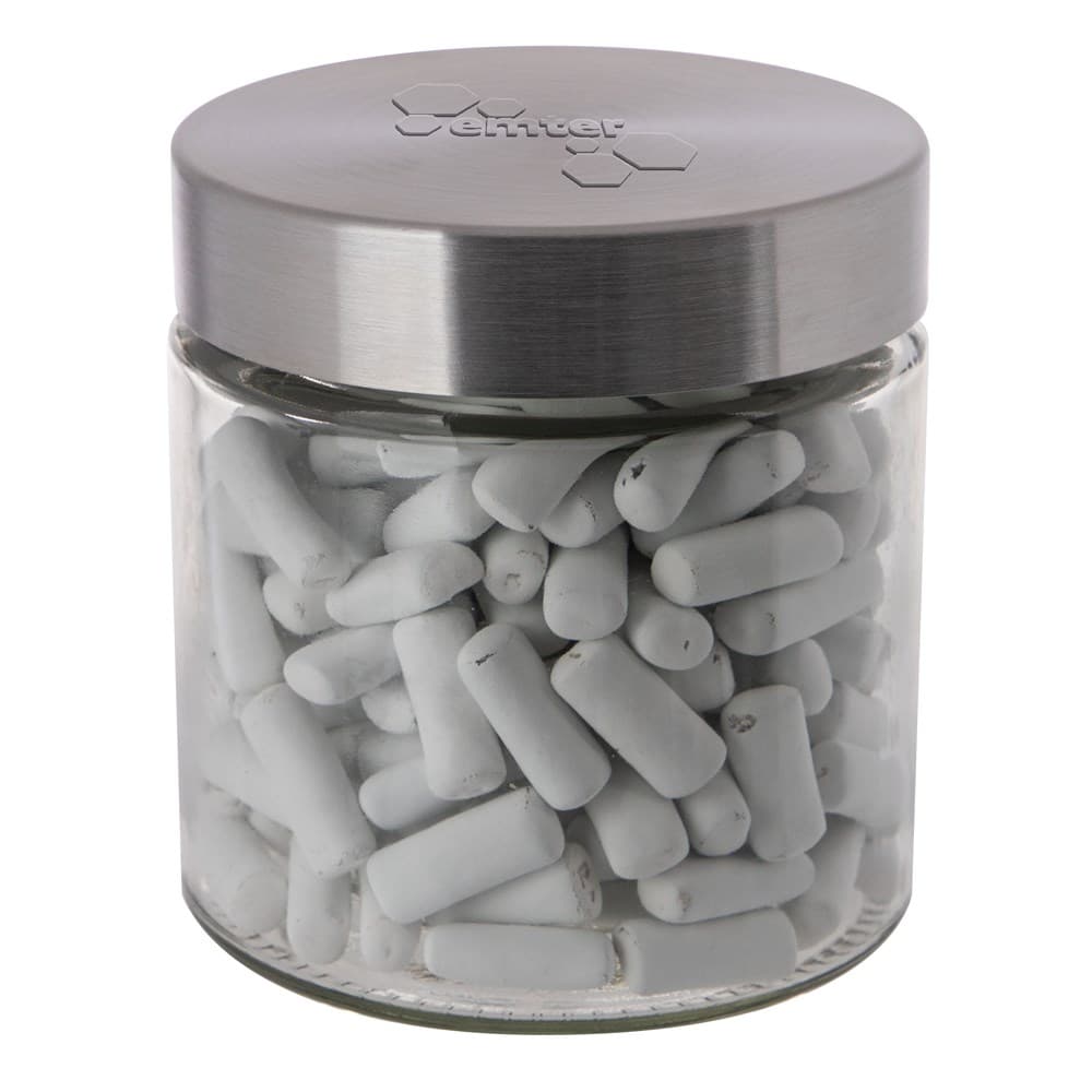 Glazen pot embossing