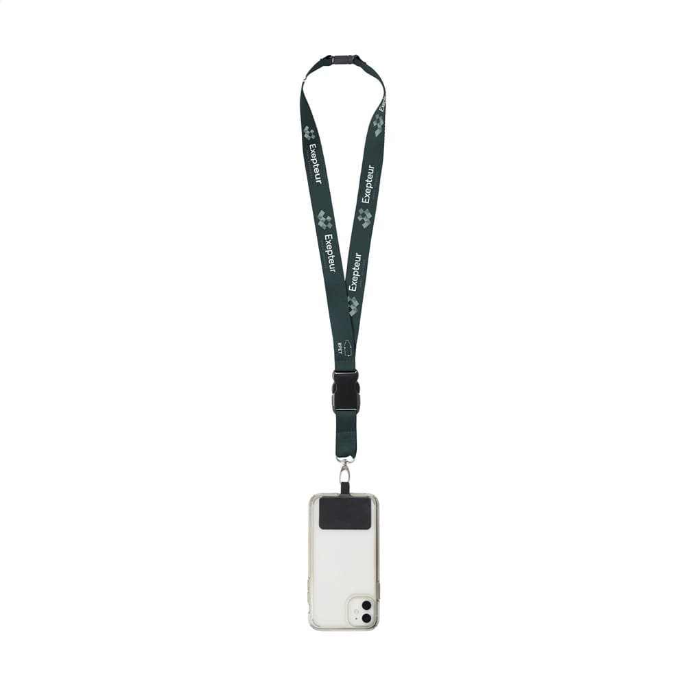 Lanyard Promo Complete Sublimatie RPET 2 cm met Patch