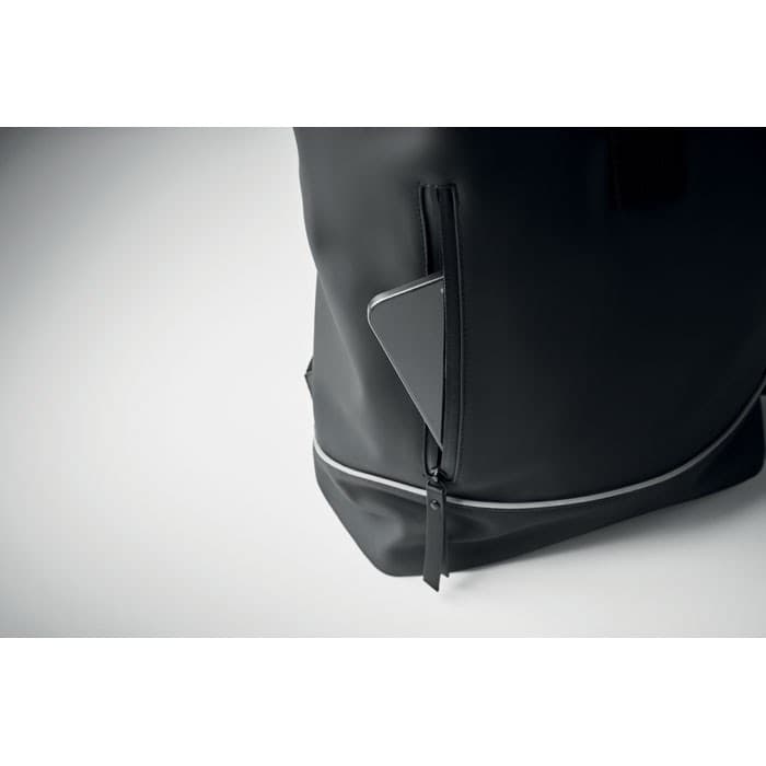 Laptop 15" rolltop PU rugzak