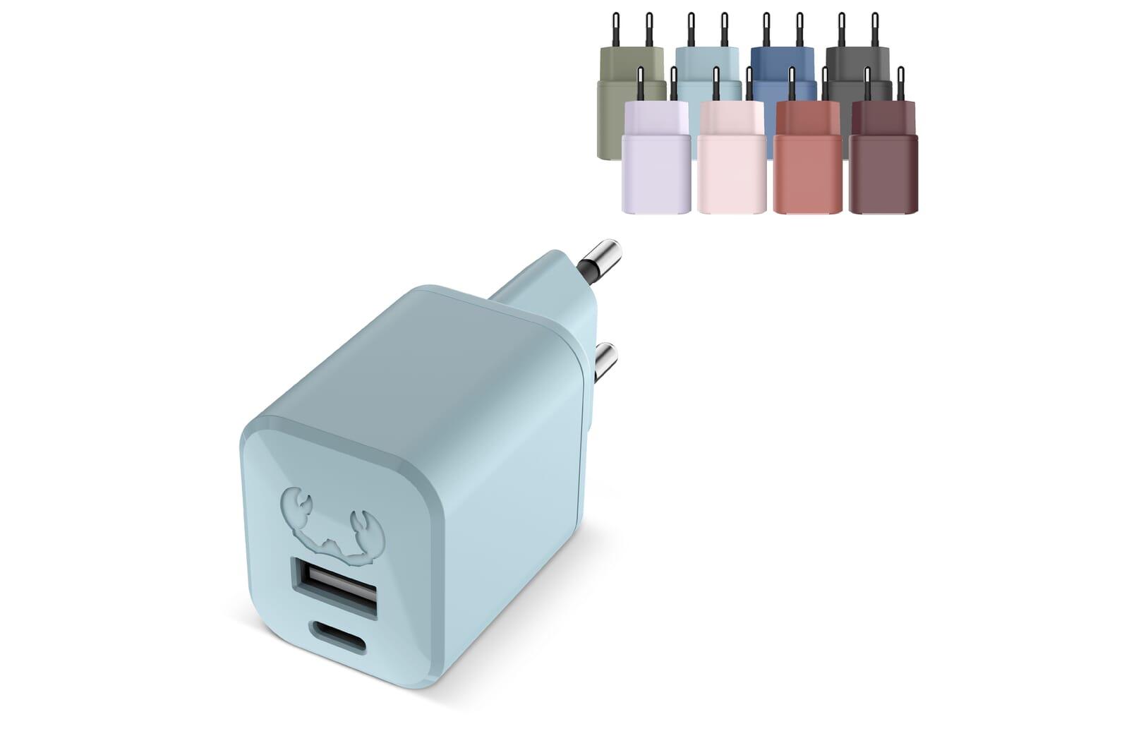 2WC30 I Fresh 'n Rebel Mini Charger USB-C + A PD // 30W Pastel rose