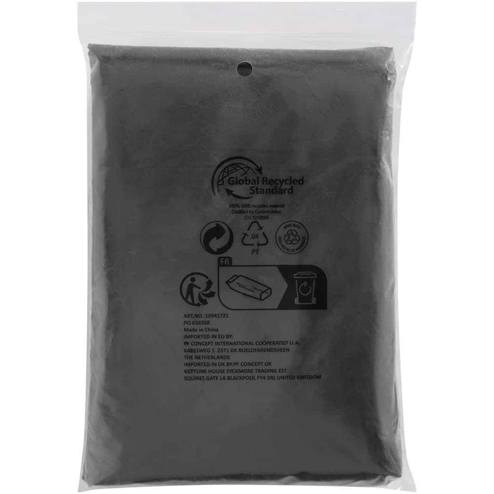 Mayan gerecyclede wegwerp regenponcho met opbergtasje Mayan gerecyclede wegwerp regenponcho met opbergtasje