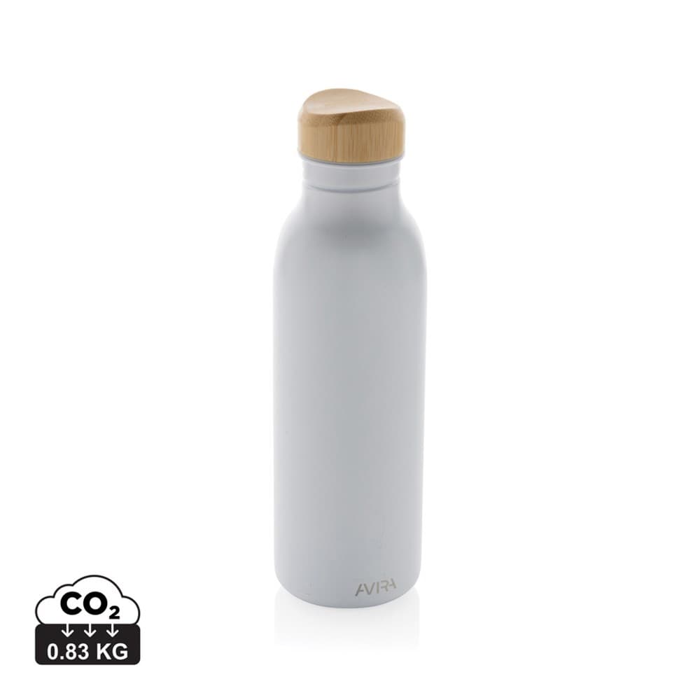 Avira Alcor RCS gerecycled RVS enkelwandige waterfles 600ML Avira Alcor RCS gerecycled RVS enkelwandige waterfles 600ML