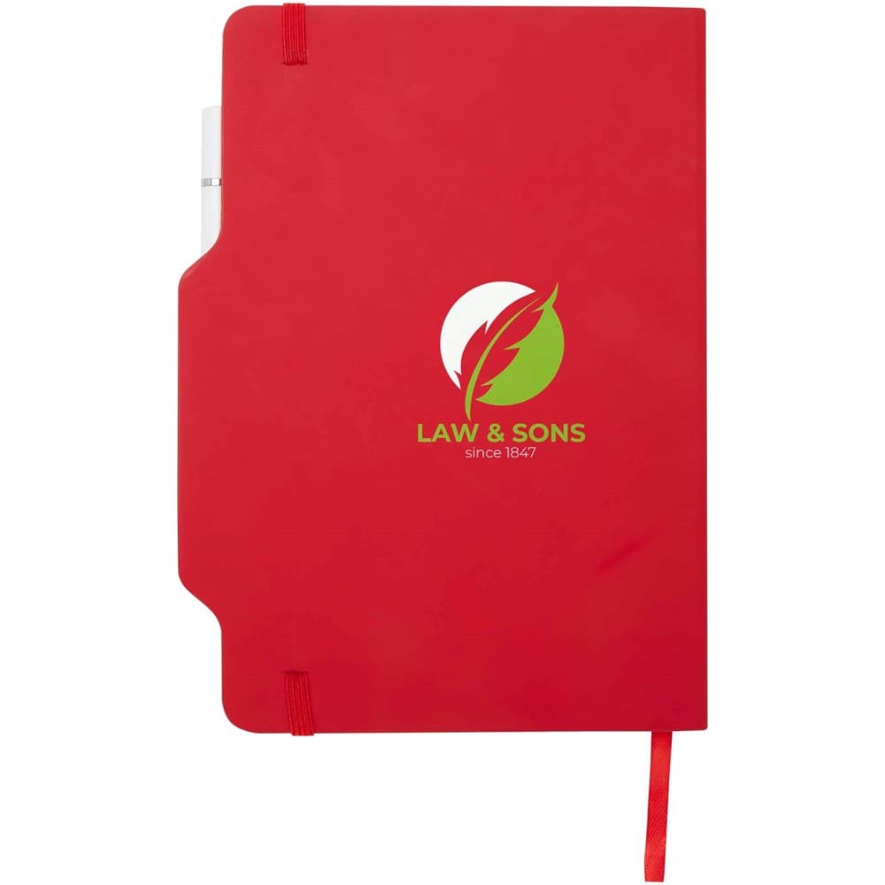 Nexus A5 notitieboek met harde kaft met combo pen en potlood (zwarte inkt)