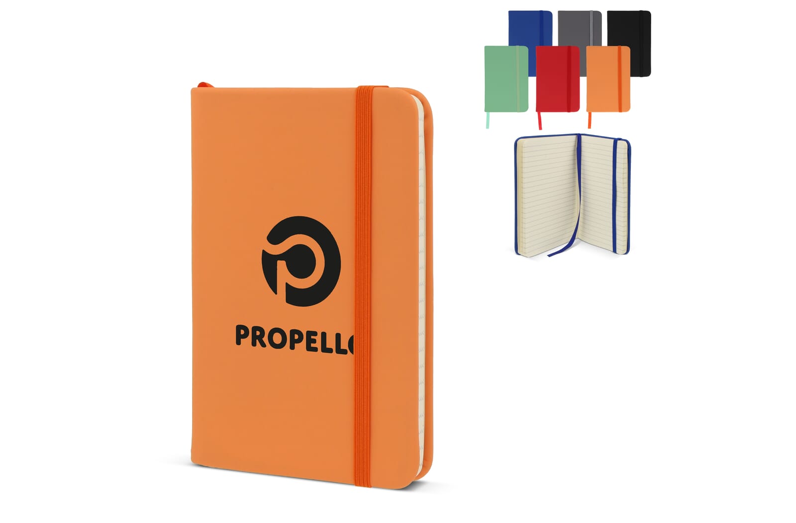 Notebook R-PET/PU A6 Blauw